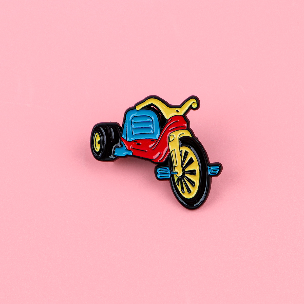Embroidery Tulle - Retro Bicycle Enamel Pin Vintage Brooch