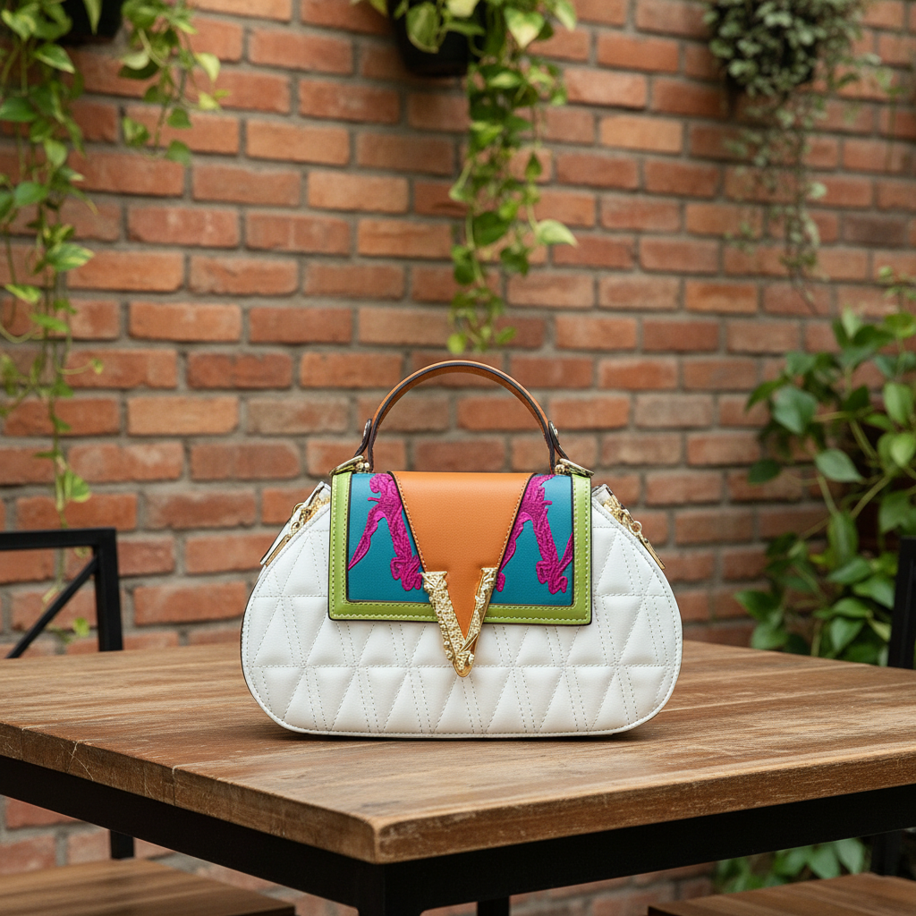 Embroidery Effect - High Cost-Effective Luxury Designer Fashion Pu
