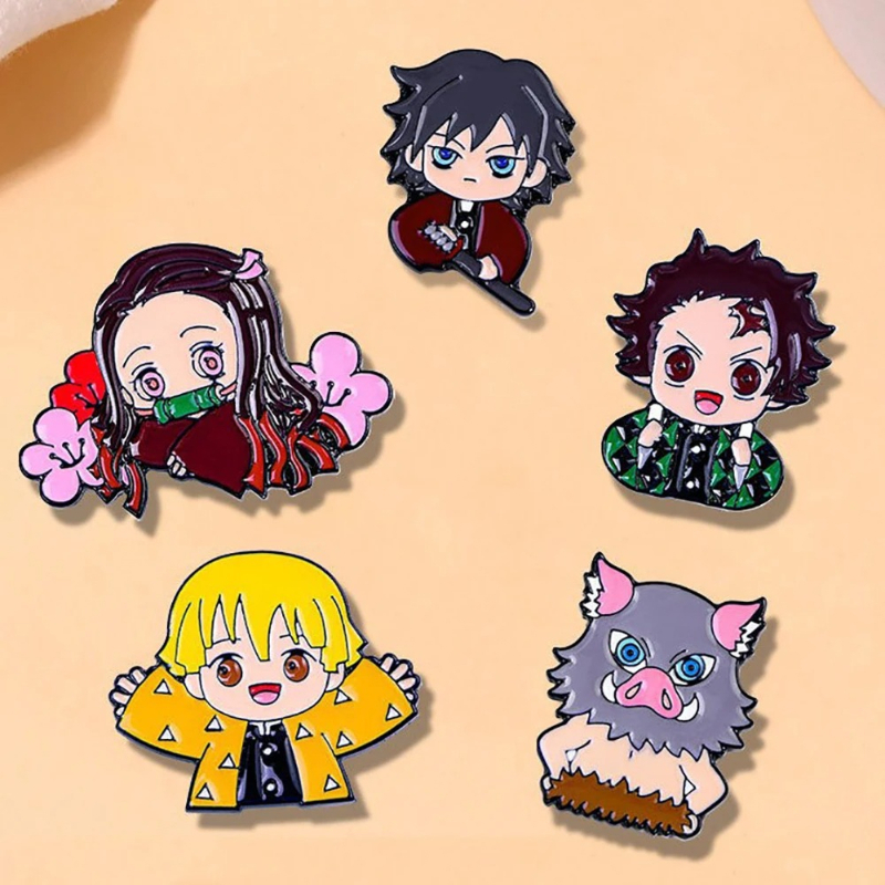 Embroidery Tulle - Cute Cartoon Demon Slayer Anime Cosplay