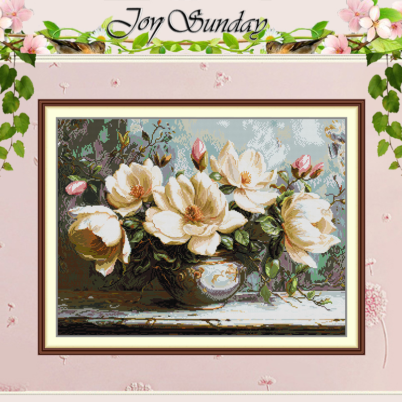 Embroidery Tas - The Mysterious Magnolia Patterns Counted Cross