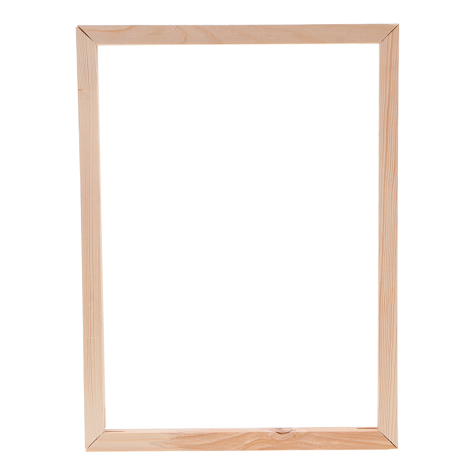 Frame Display Wood - 1Set Natural Solid Wooden Oil Painting