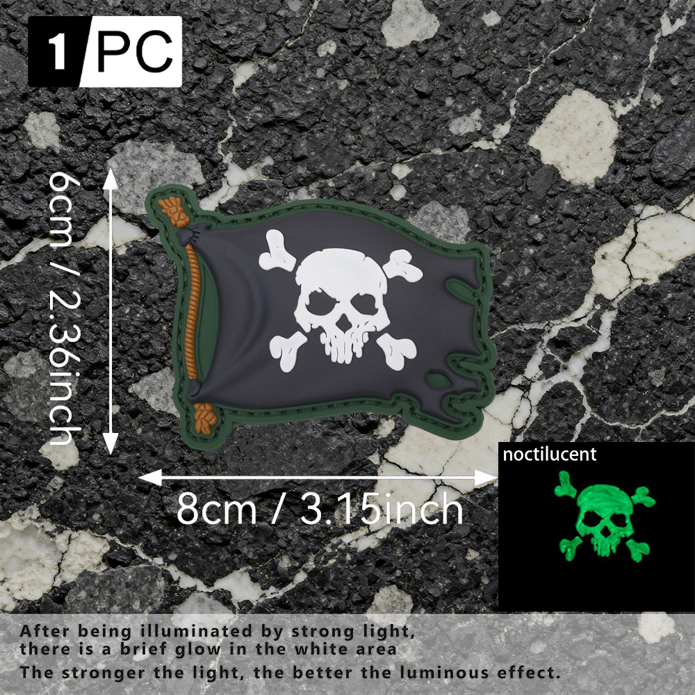 A Pirate Flag Pattern Pvc Mate - Embroidery Effect incelemesi ve fiyatı
