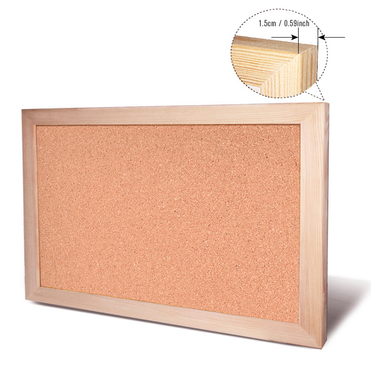 Vintage Pine Wood Frame Cork B - Frame Display Wood incelemesi ve fiyatı