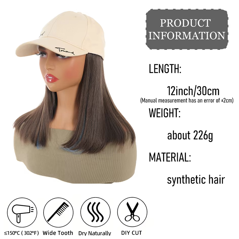 Allaosify Synthetic Hair Women - Embroidery Hat Machine incelemesi ve fiyatı