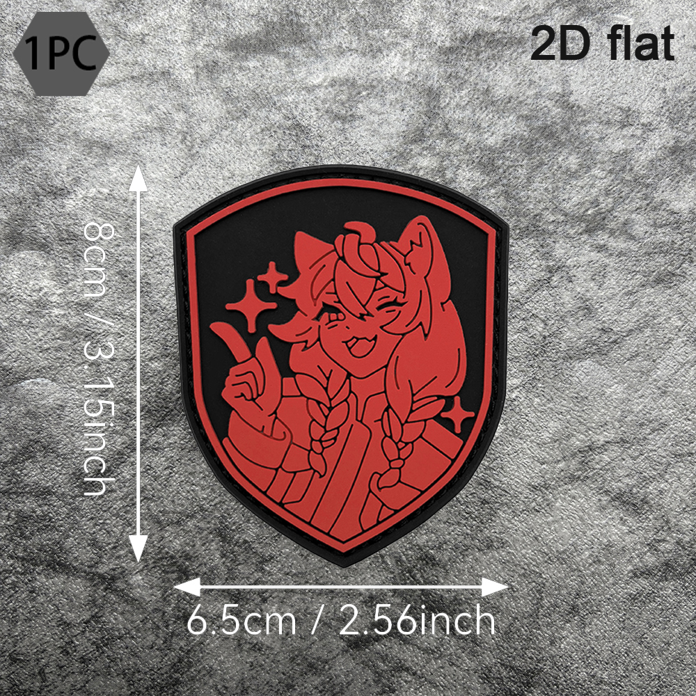 A Cat-Eared Girl Pattern Pvc P - Embroidery Effect incelemesi ve fiyatı