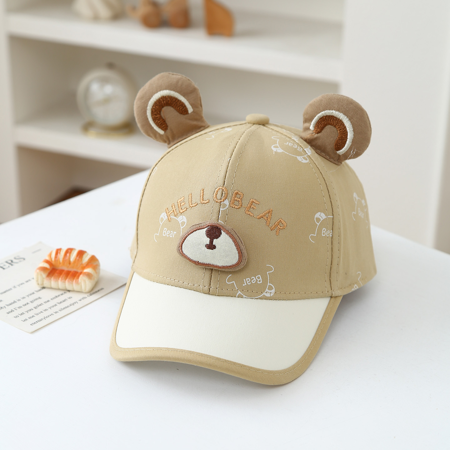 Cartoon embroidered bear child - Embroidery Hat Machine incelemesi ve fiyatı