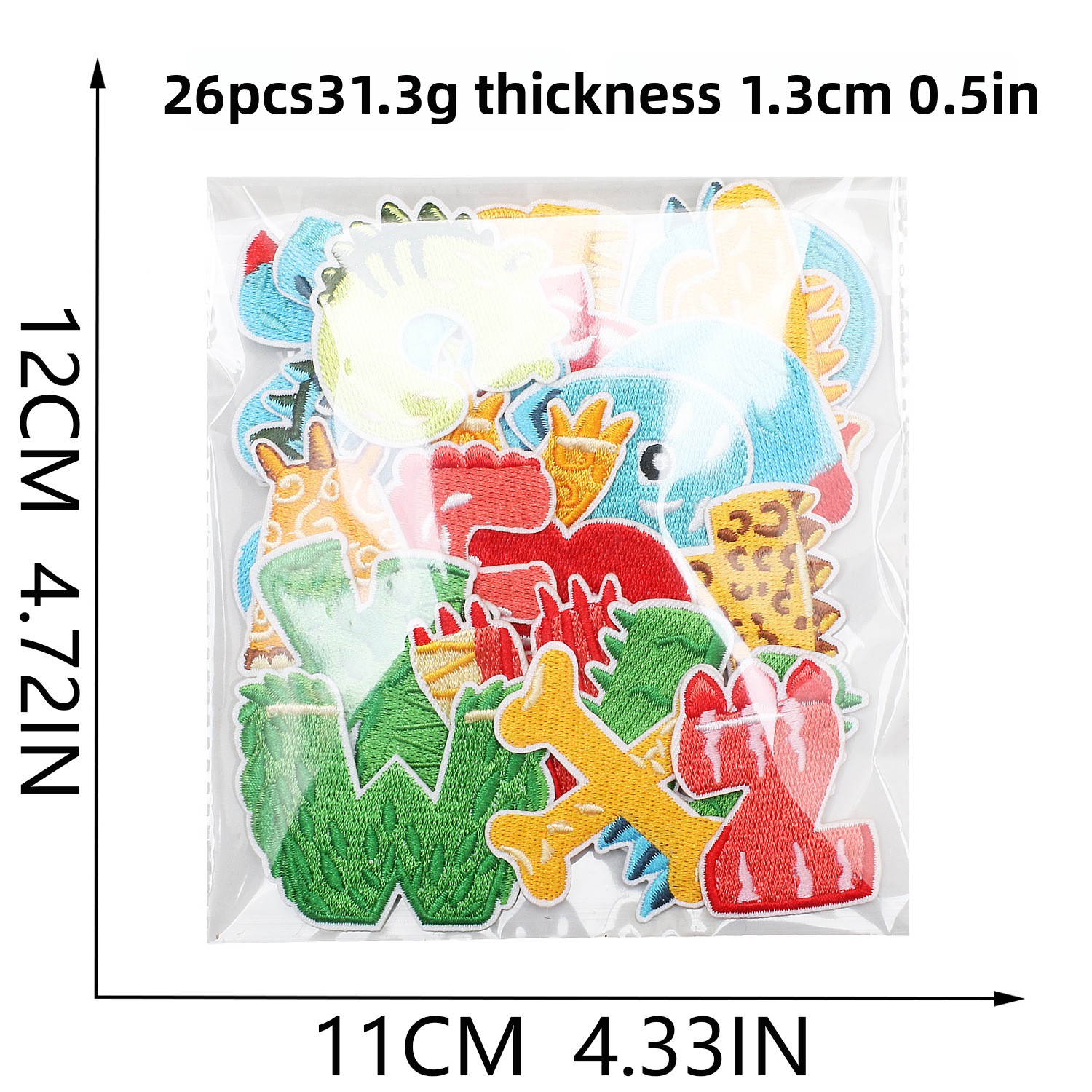 10PCS Wholesale Colorful Engli - Embroidery Alphabet Designs incelemesi ve fiyatı