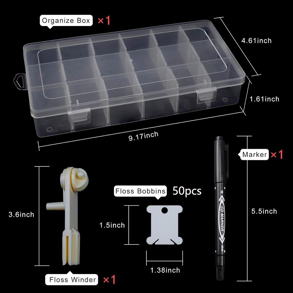 Embroidery Floss Organizer 18  - Embroidery Software incelemesi ve fiyatı