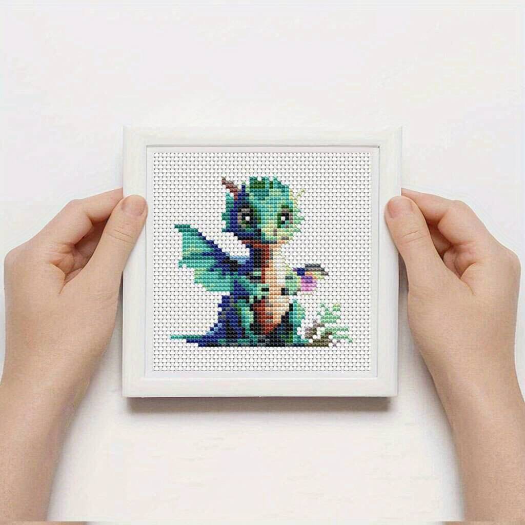 12Pcs Dragon Cross Stitch 11CT - Embroidery Tas incelemesi ve fiyatı