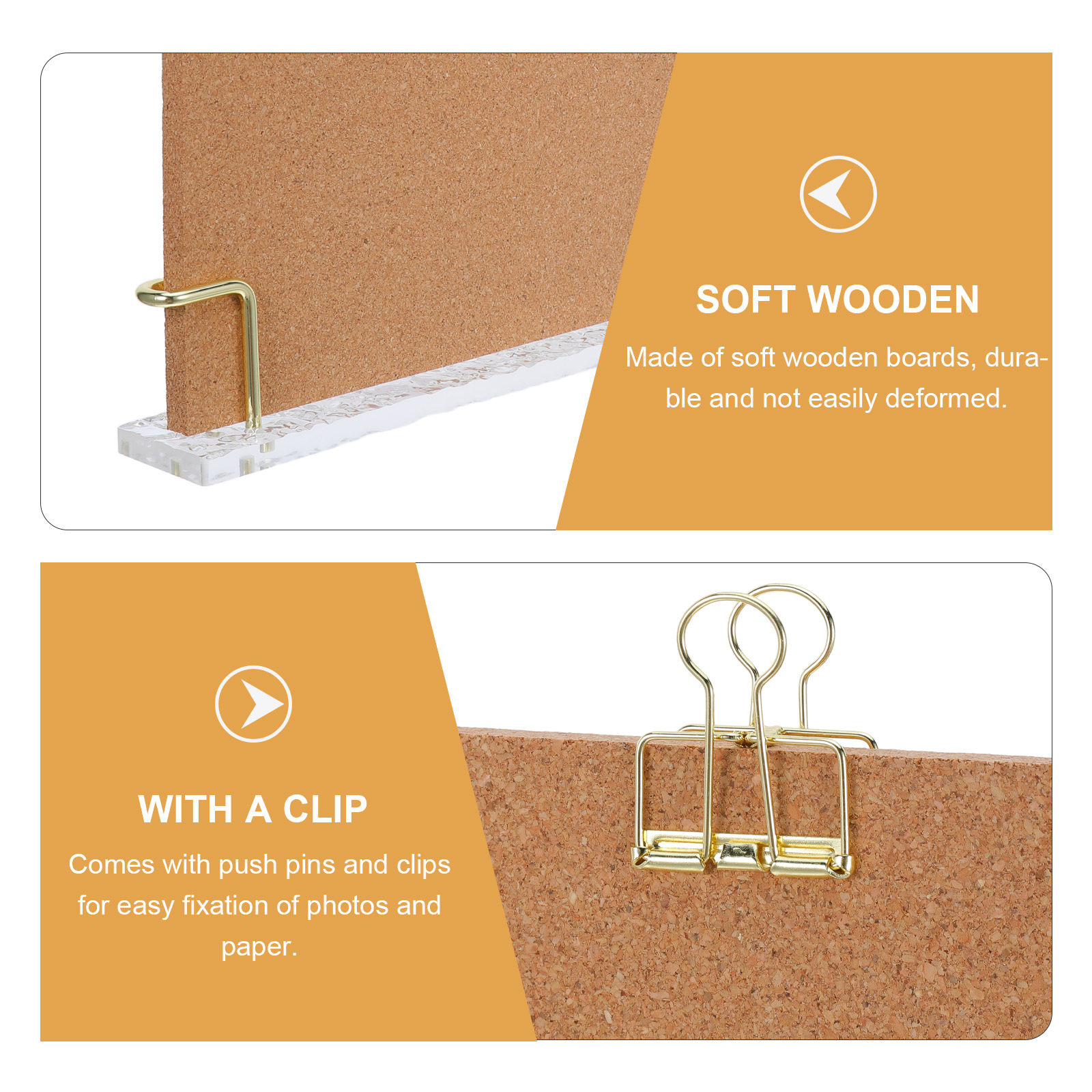 1 Set Small Cork Board For Des - Frame Display Wood incelemesi ve fiyatı