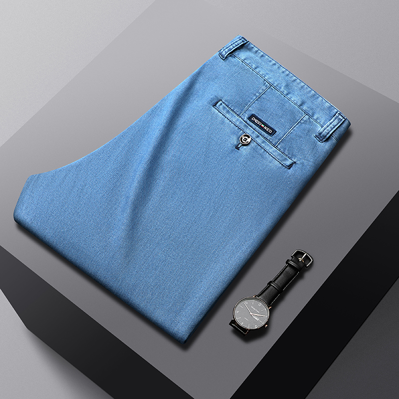 2026 New Spring Men's Light Bl - Embroidery Effect incelemesi ve fiyatı