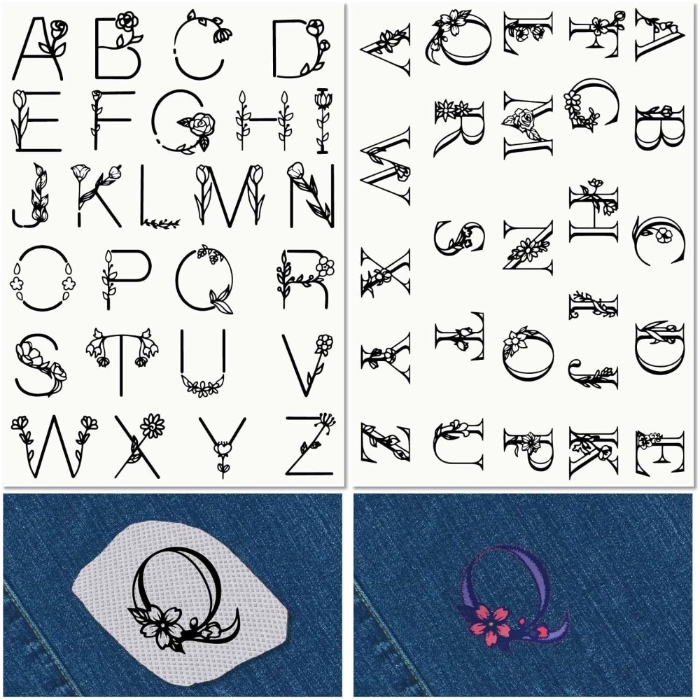 Letter A-Z Water Soluble Embro - Embroidery Paper incelemesi ve fiyatı