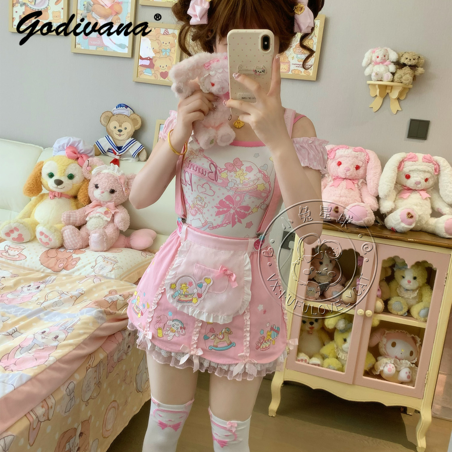Lolita Daughters Clothes Cute  - Embroidery Tshirt incelemesi ve fiyatı