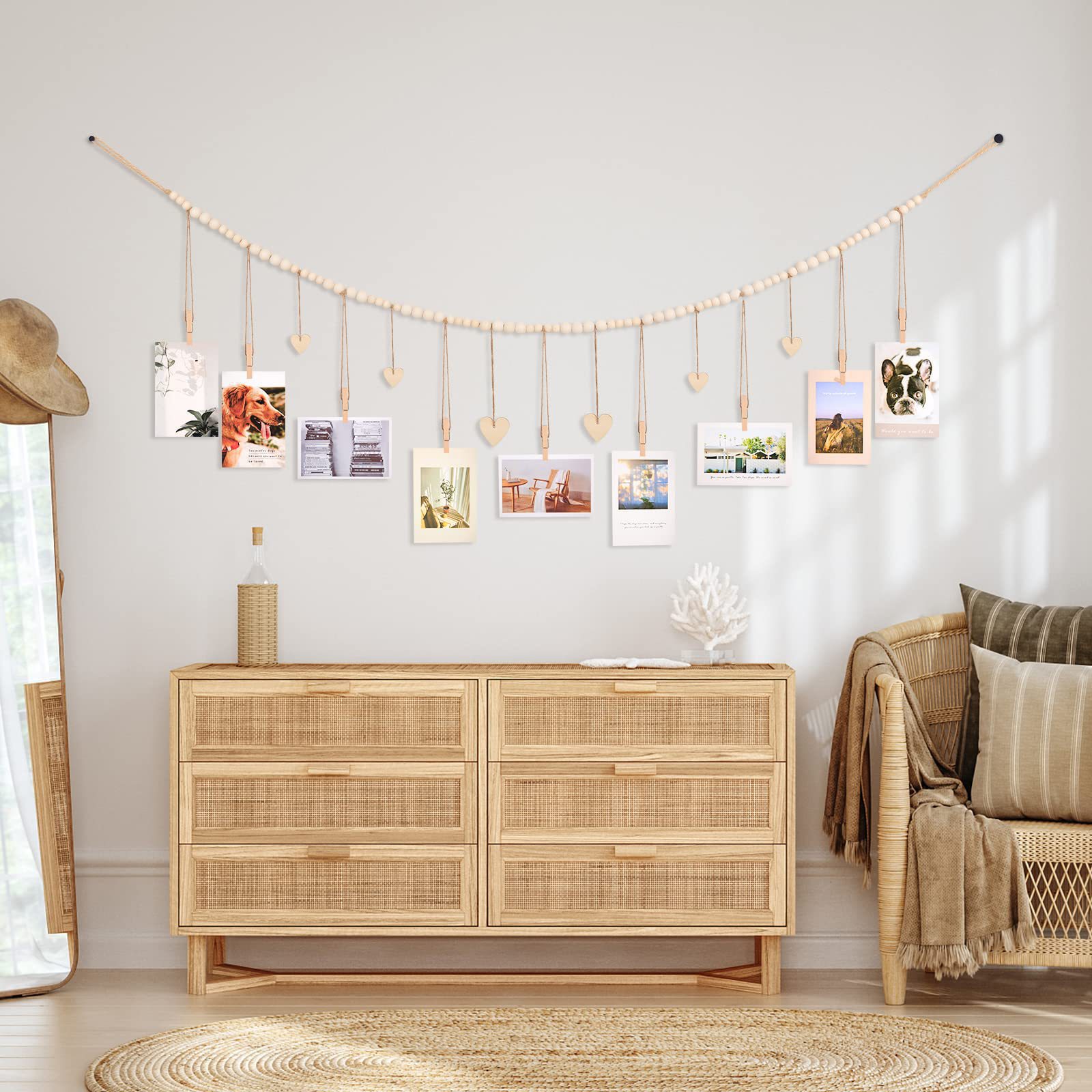 Hanging Photo Display Wall Dec - Frame Display Wood incelemesi ve fiyatı