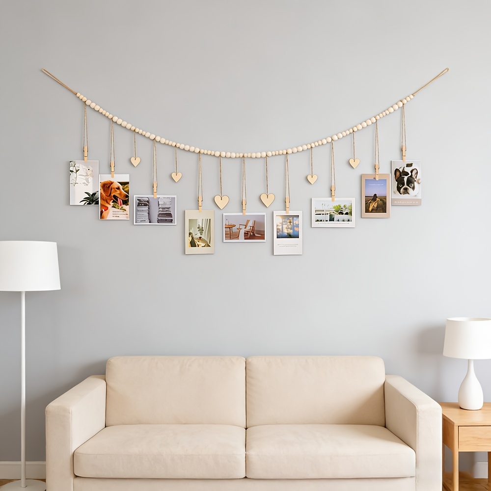 Hanging Photo Display Wall Dec - Frame Display Wood incelemesi ve fiyatı