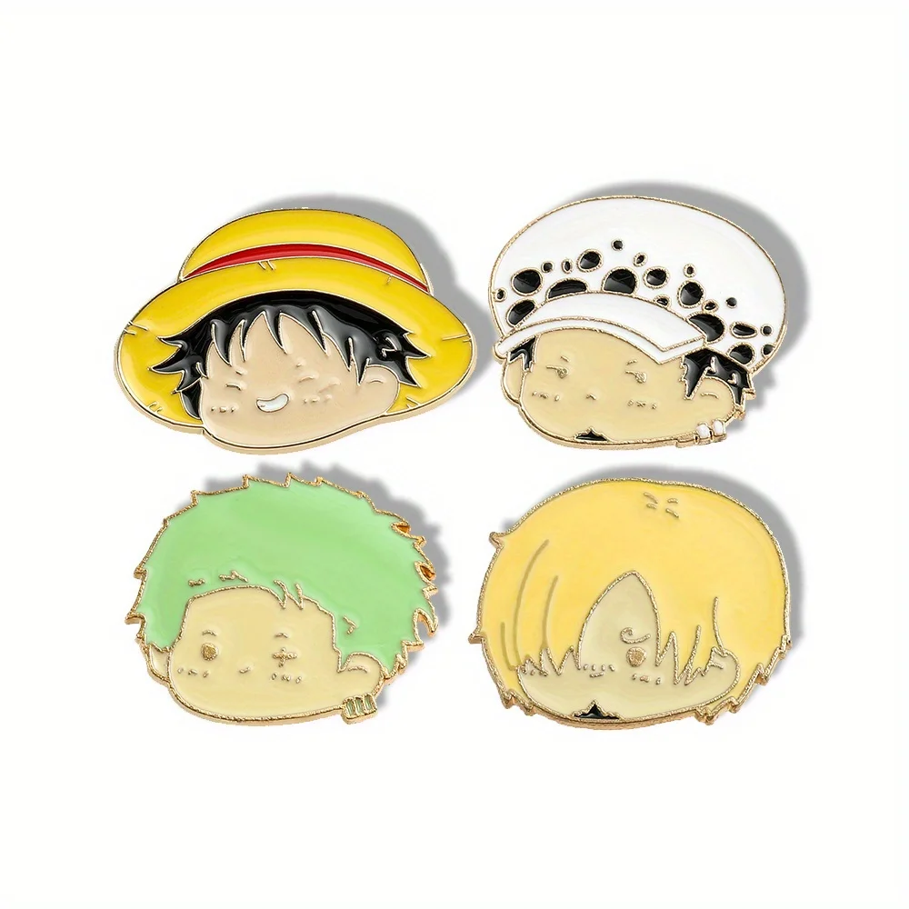 4 Pcs Anime Character Brooch S - Embroidery Tulle incelemesi ve fiyatı