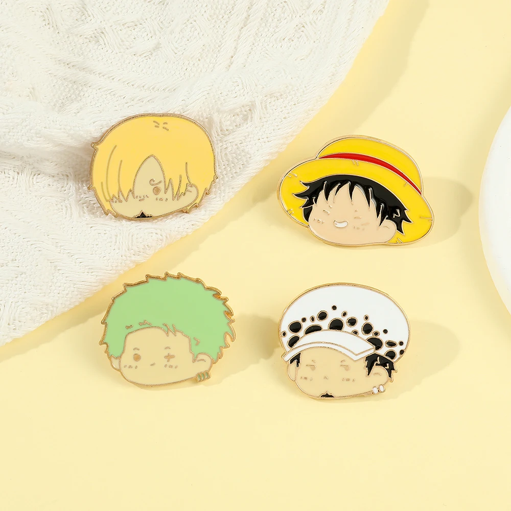 4 Pcs Anime Character Brooch S - Embroidery Tulle incelemesi ve fiyatı
