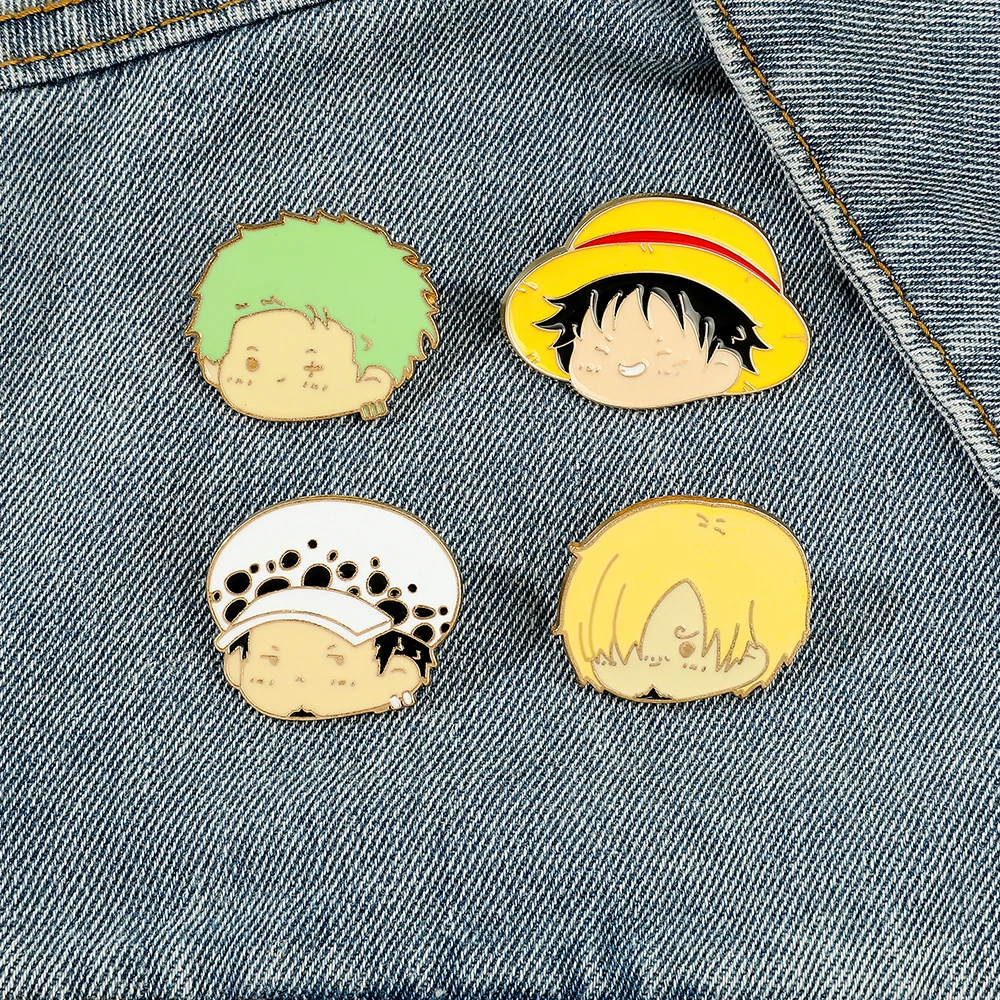 4 Pcs Anime Character Brooch S - Embroidery Tulle incelemesi ve fiyatı