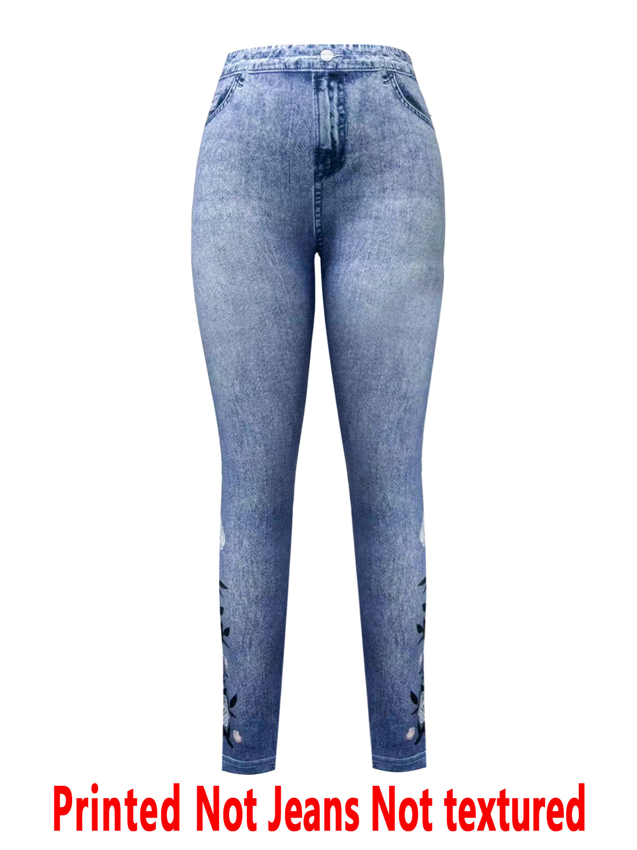 1293 [Printed Pants - Not Deni - Embroidery Effect incelemesi ve fiyatı
