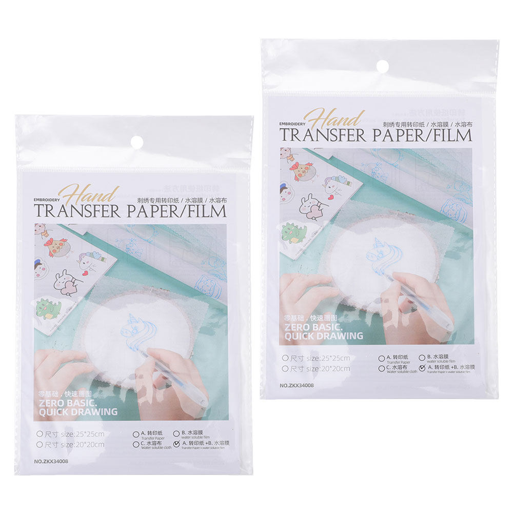 8Pcs Wash Away Embroidery Tran - Embroidery Paper incelemesi ve fiyatı