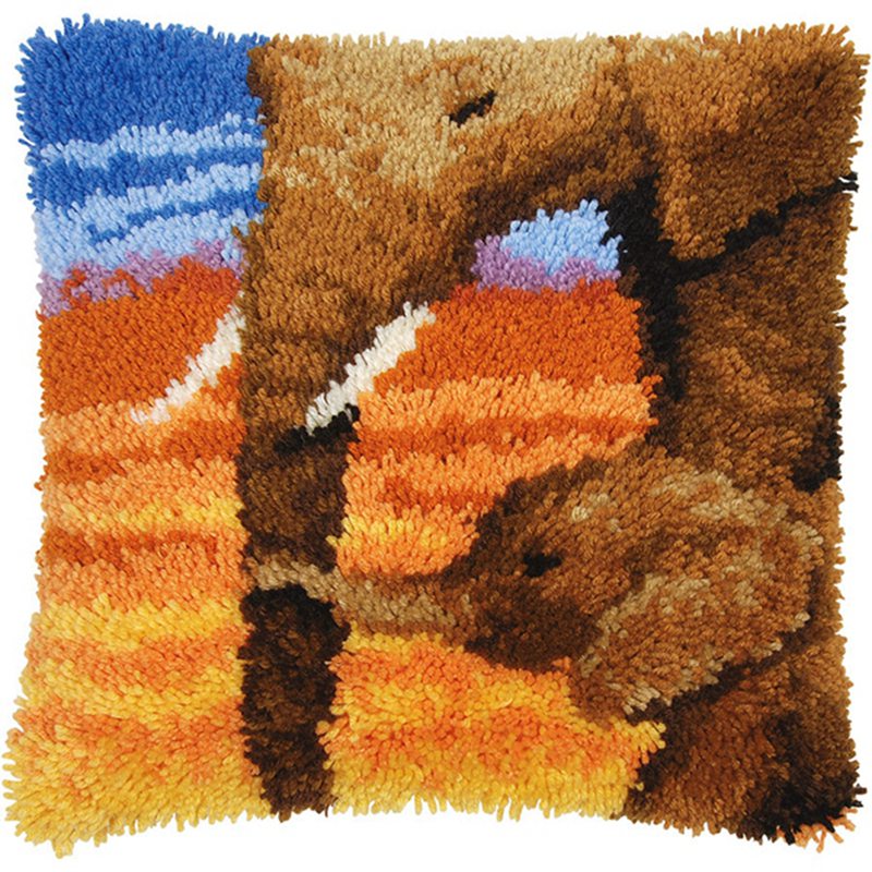 Latch Hook Kit Pillow Embroide - Embroidery Meaning incelemesi ve fiyatı