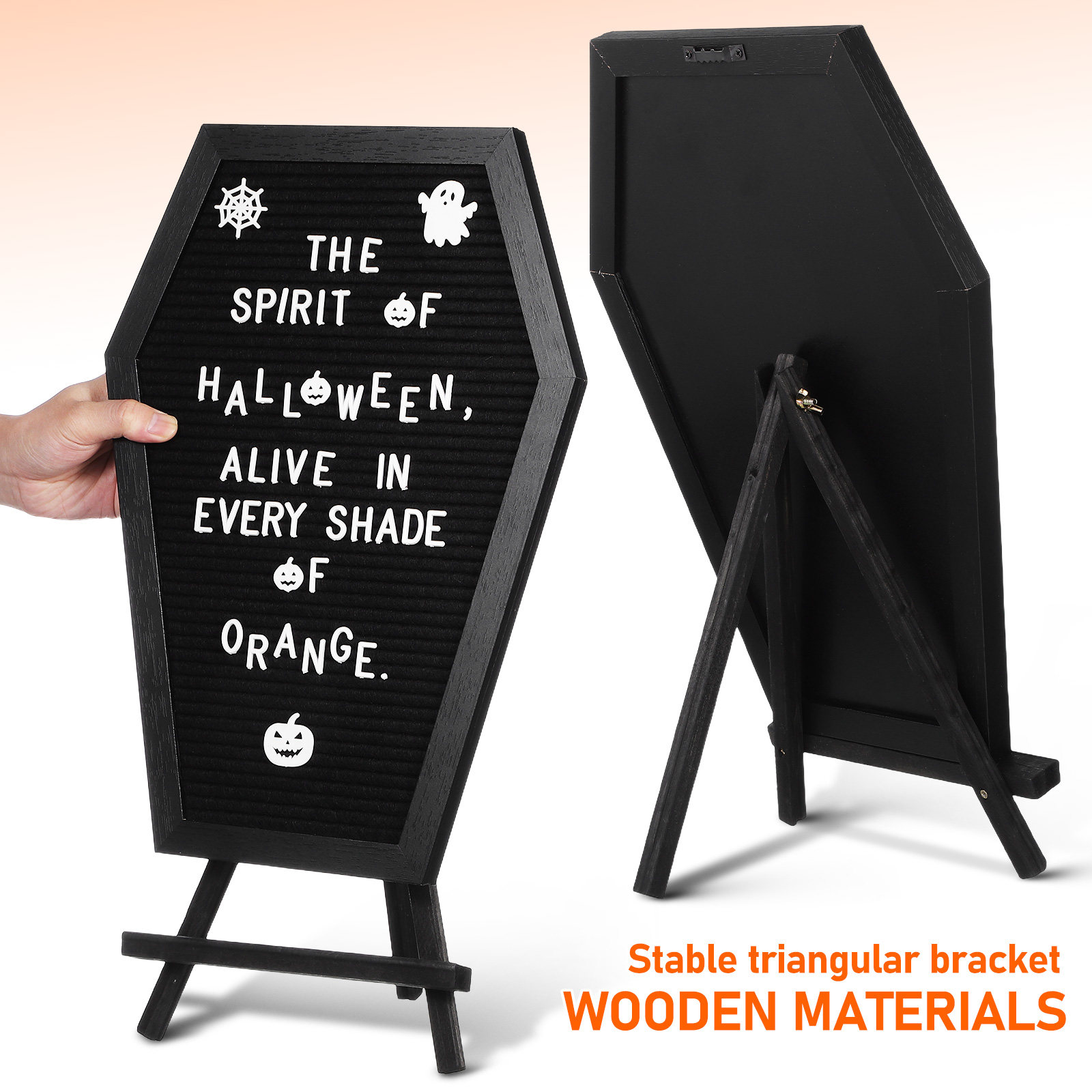 1Set Coffin Decor Halloween Le - Frame Display Wood incelemesi ve fiyatı