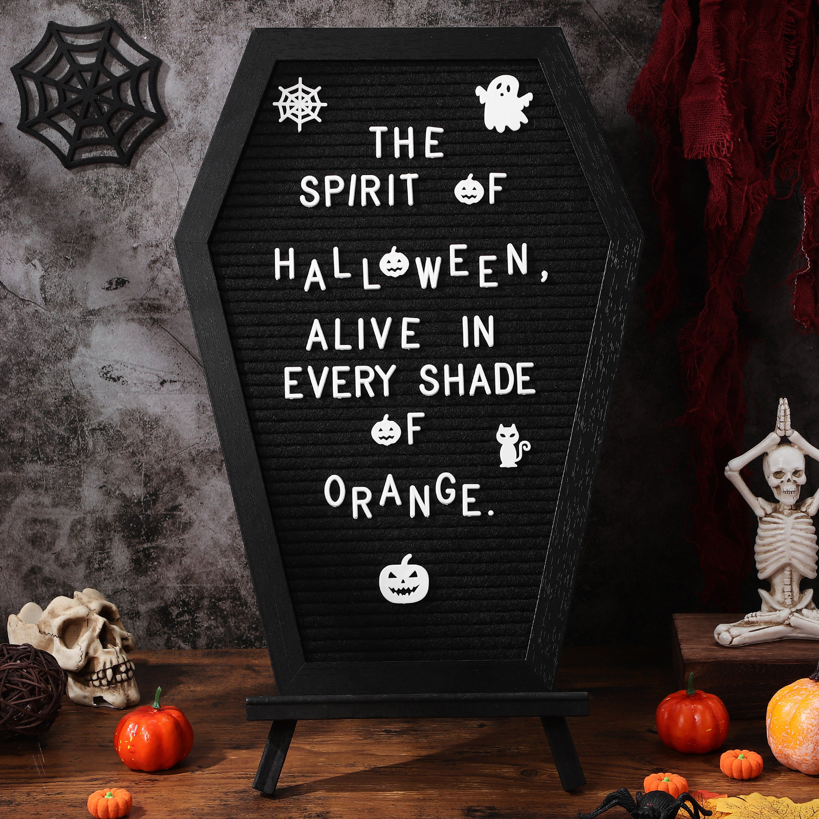1Set Coffin Decor Halloween Le - Frame Display Wood incelemesi ve fiyatı