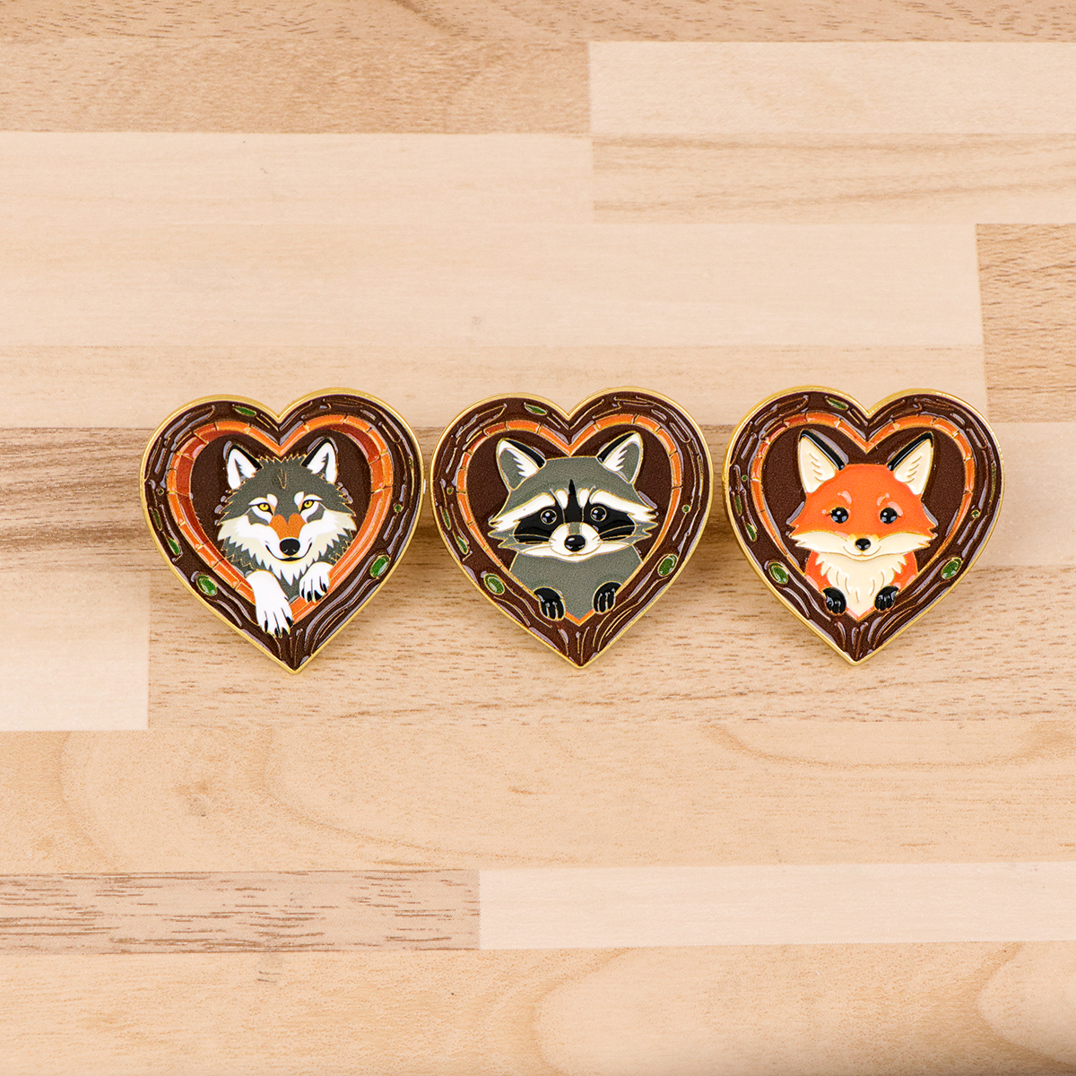 Fox Rose Bear Enamel Pins Anim - Embroidery Tulle incelemesi ve fiyatı