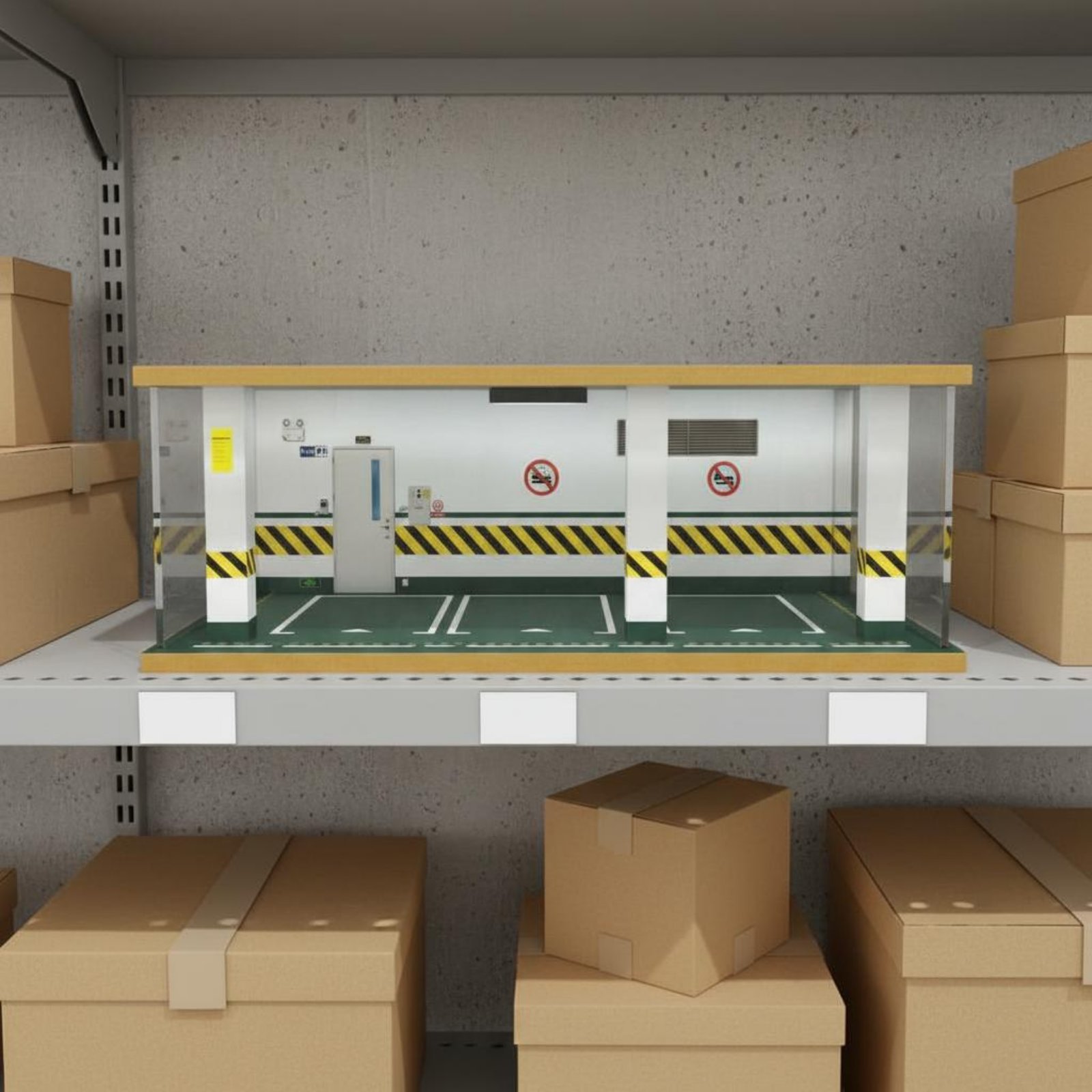 1:24 Scale Parking Garage Wood - Frame Display Wood incelemesi ve fiyatı