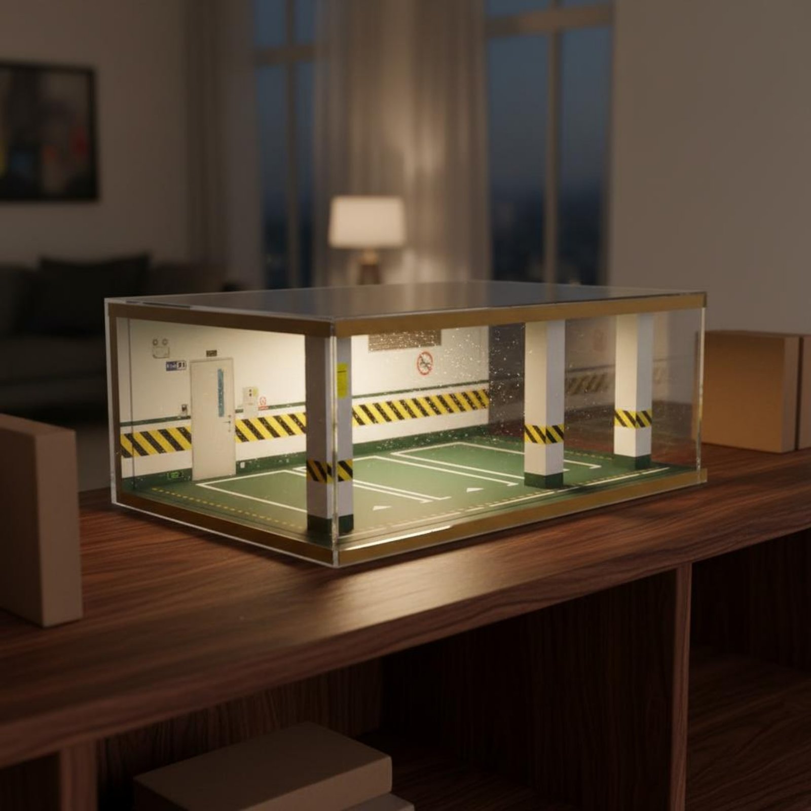1:24 Scale Parking Garage Wood - Frame Display Wood incelemesi ve fiyatı