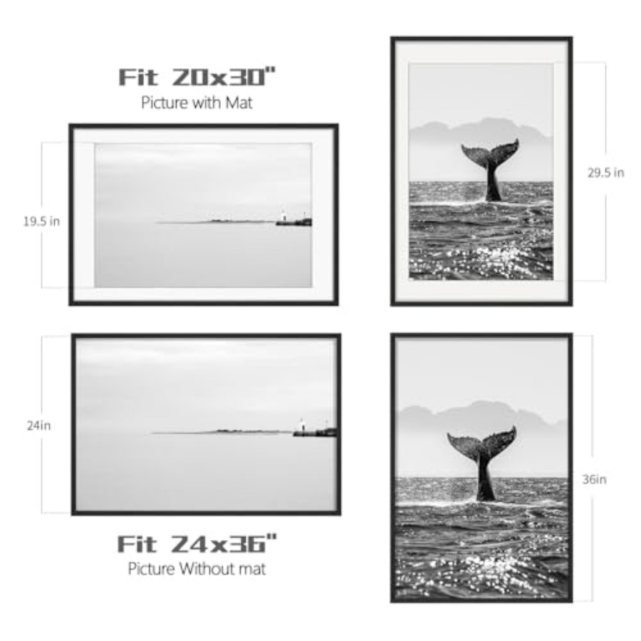 24x36 Solid Wood Poster Frame  - Frame Display Wood incelemesi ve fiyatı