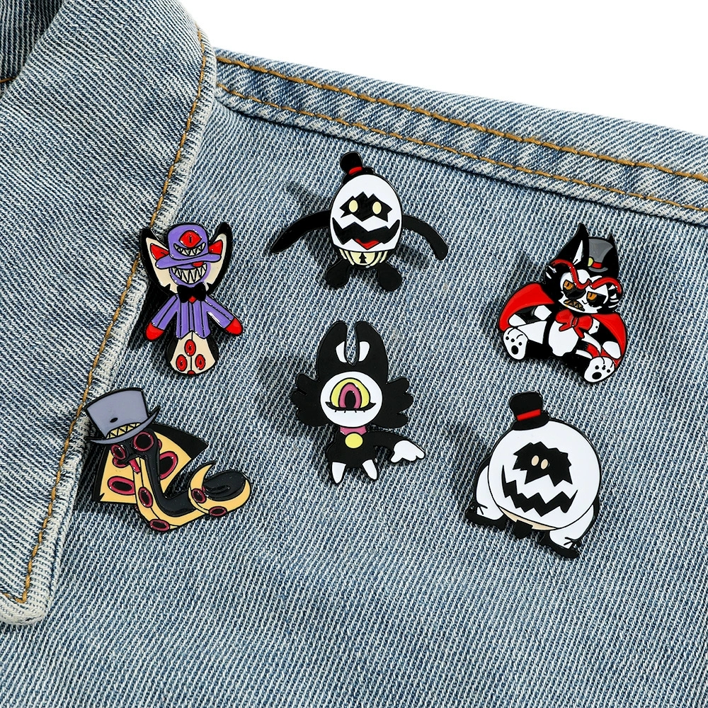 Hazbin Hotel Enamel Pin Brooch - Embroidery Tulle incelemesi ve fiyatı