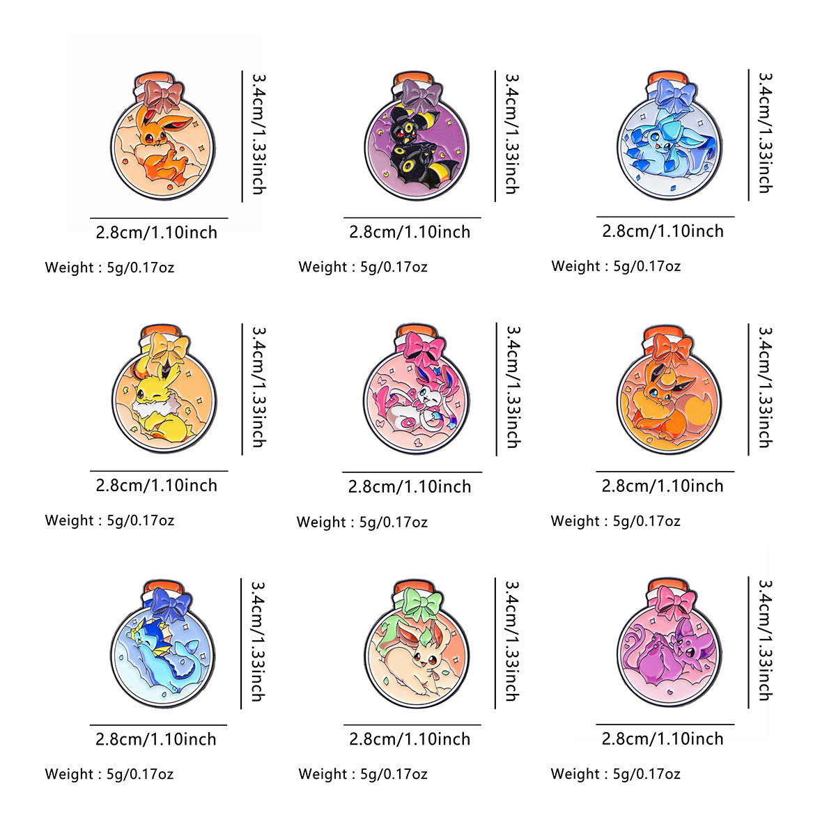 90s Anime Kawaii Elf Enamel Pi - Embroidery Tulle incelemesi ve fiyatı