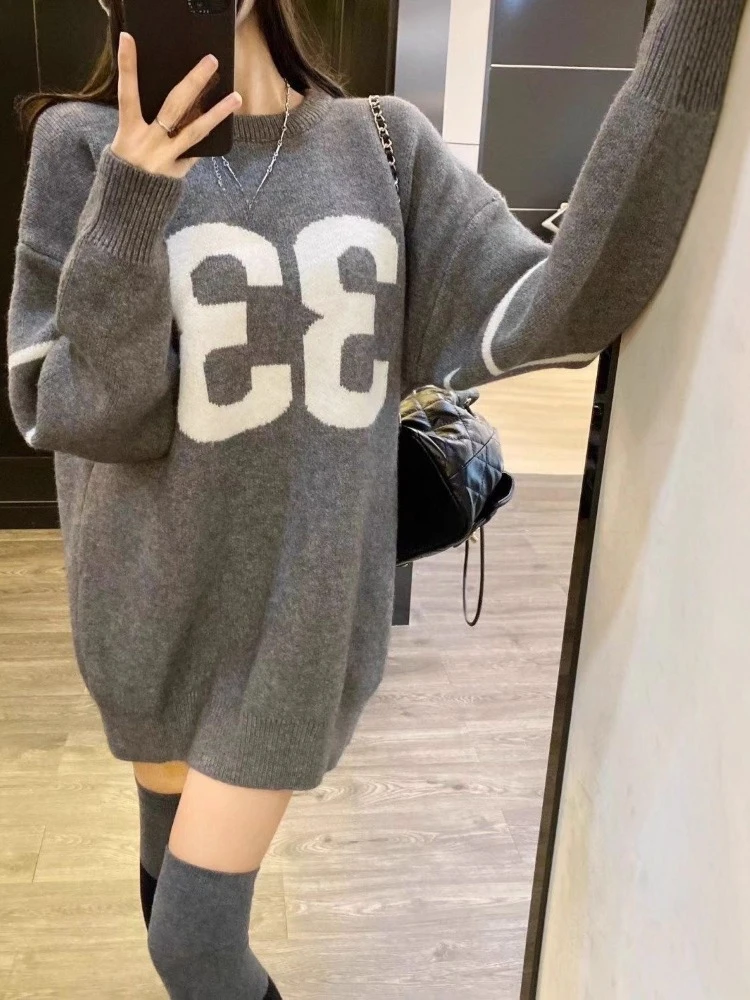 Y2K Vintage Knitted Sweater Wo - Embroidery Knit incelemesi ve fiyatı