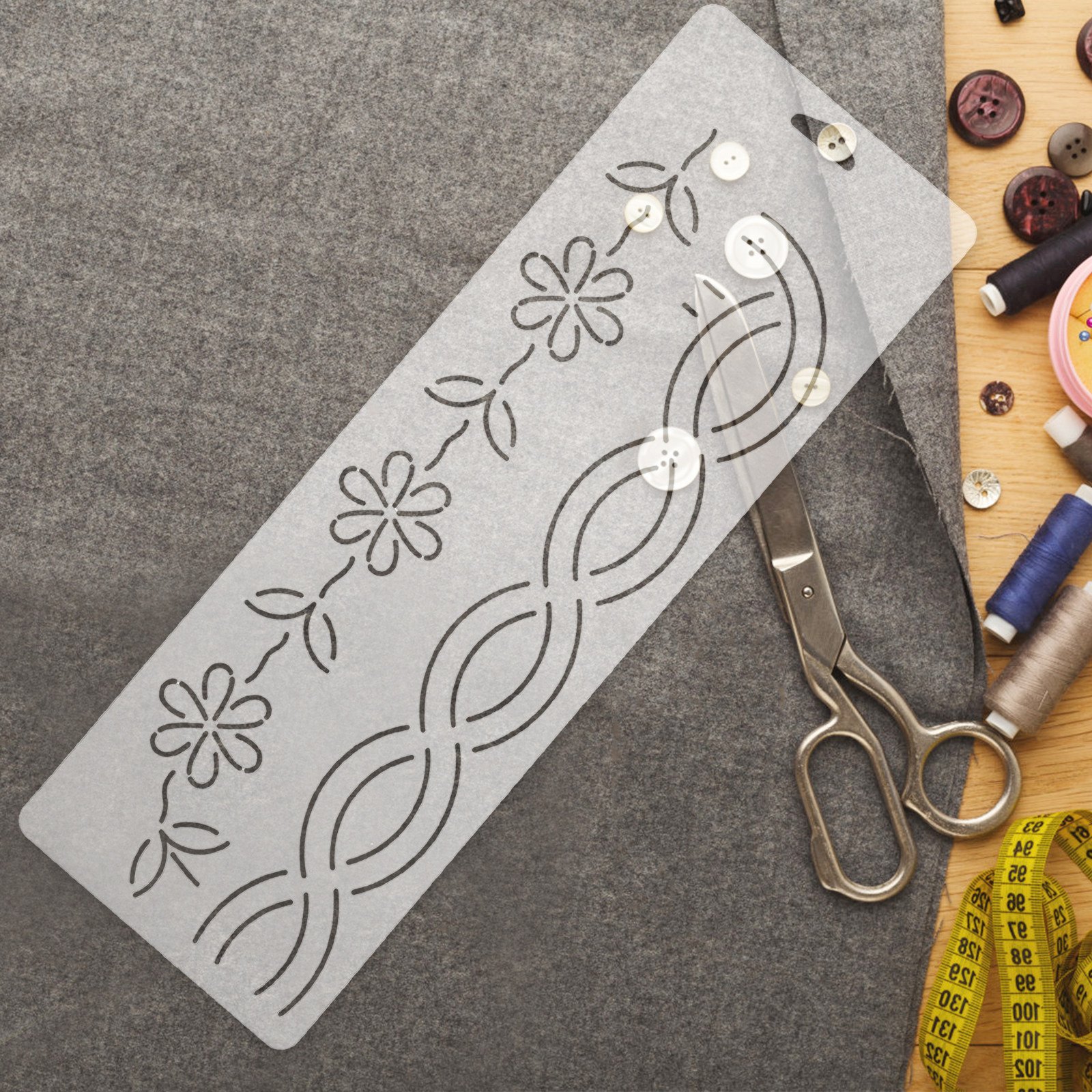 2Pcs Quilting Templates Set Tr - Embroidery Pattern incelemesi ve fiyatı