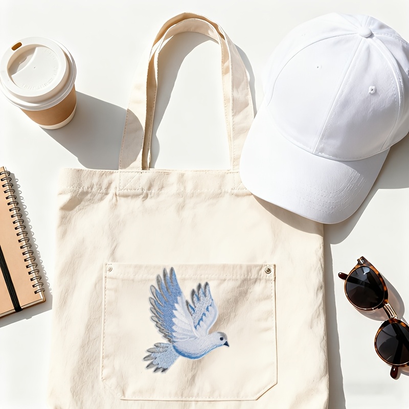 1pc blue-white gradient dove e - Embroidery Meaning incelemesi ve fiyatı