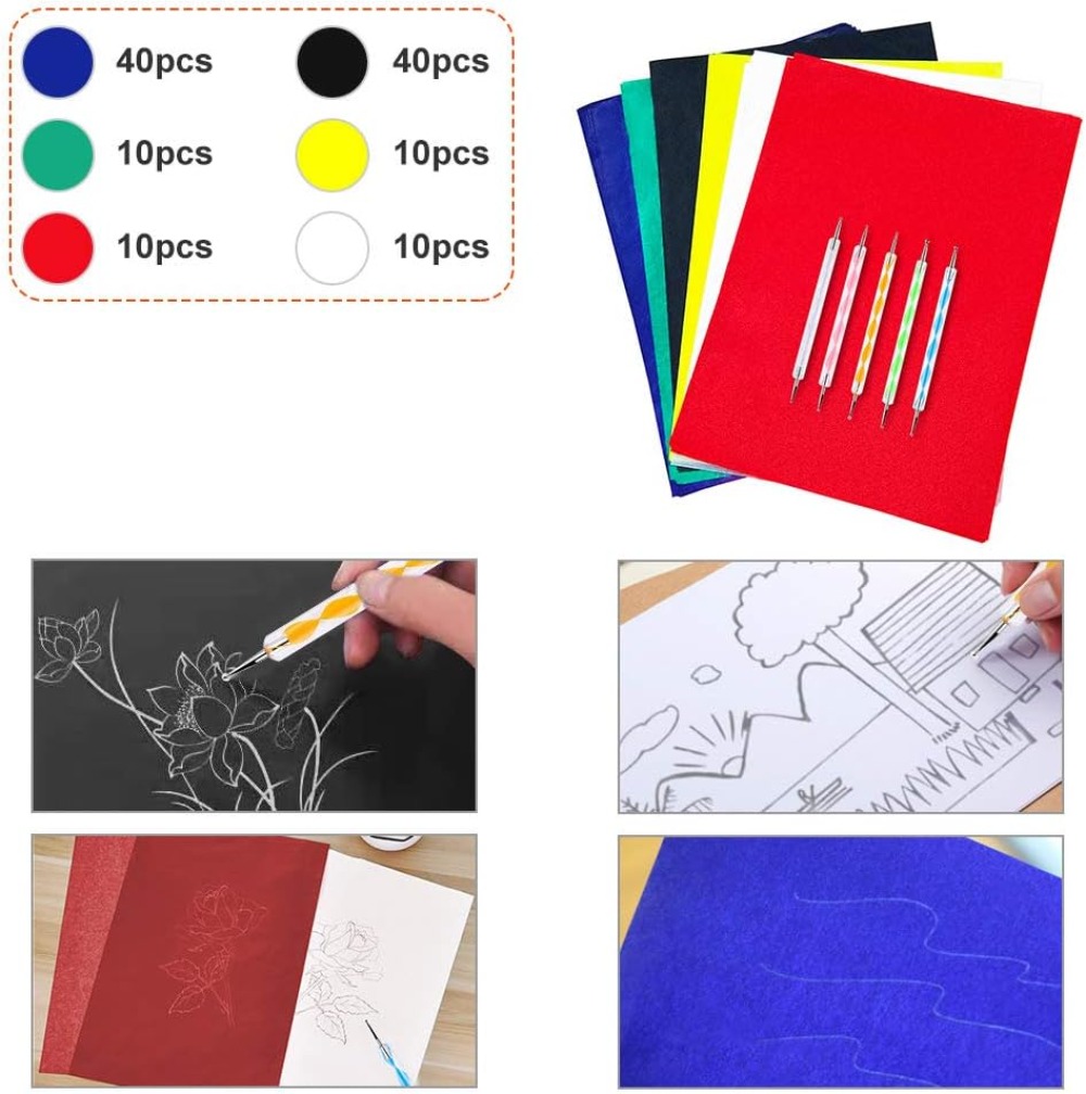 120pcs A4 Transfer Paper with  - Embroidery Paper incelemesi ve fiyatı