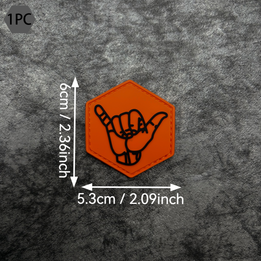 One Gesture Pattern Pvc Patch  - Embroidery Effect incelemesi ve fiyatı