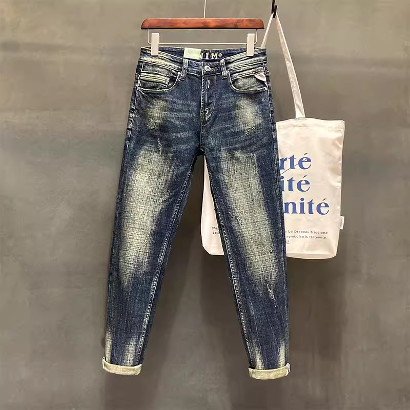 Designer Fashion Men Jeans Hig - Embroidery Effect incelemesi ve fiyatı