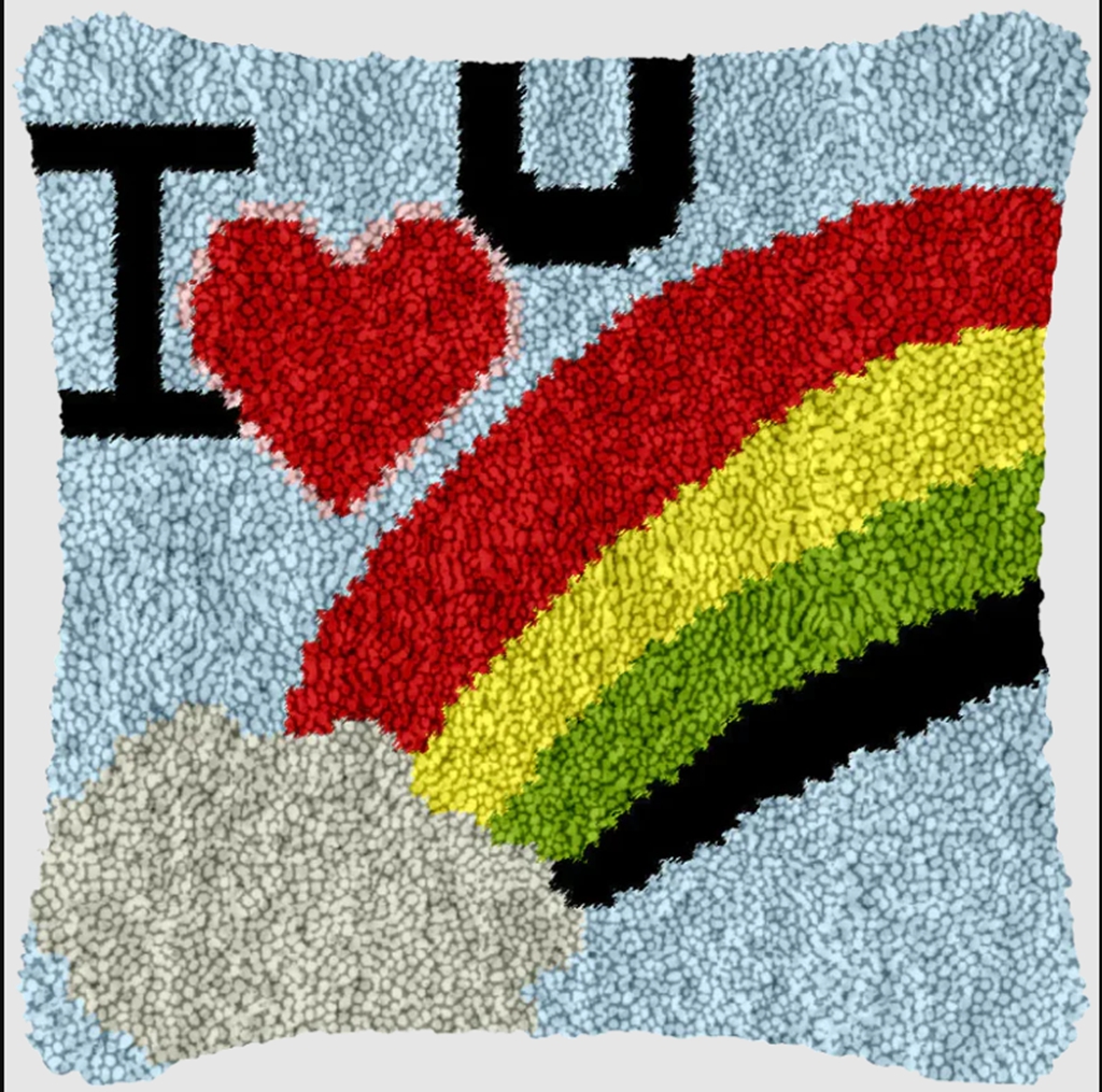 LOVE Pattern Cushion Smyrna Bu - Embroidery Meaning incelemesi ve fiyatı