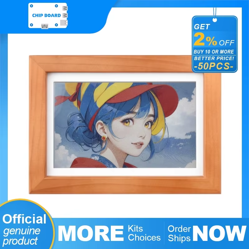 Waveshare ESP32-S3 PhotoPainte - Frame Display Wood incelemesi ve fiyatı