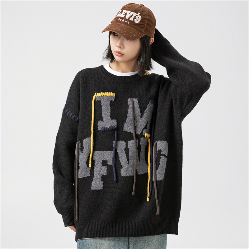 Ladies Oversize Sweater Woman  - Embroidery Alphabet Designs incelemesi ve fiyatı