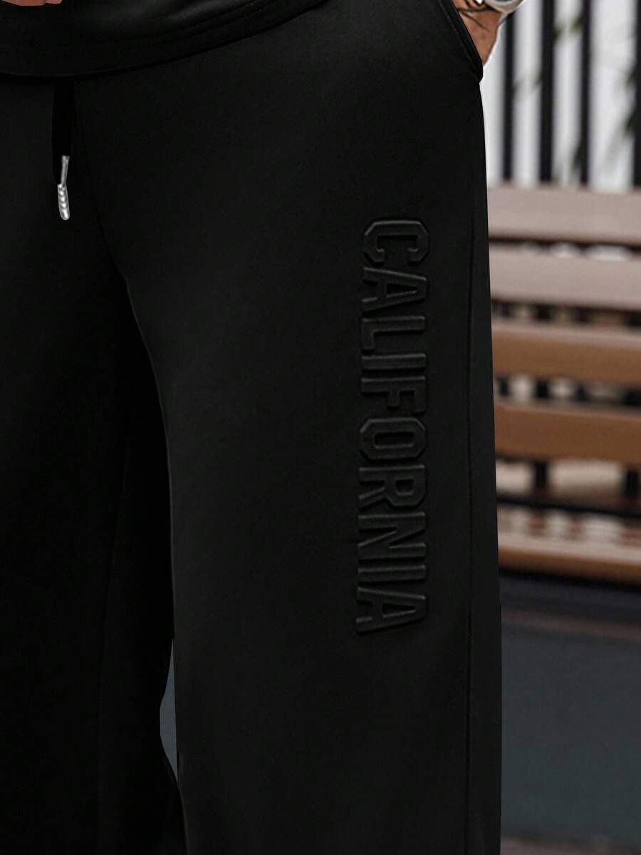 Mens Casual Solid Color Letter - Embroidery Knit incelemesi ve fiyatı