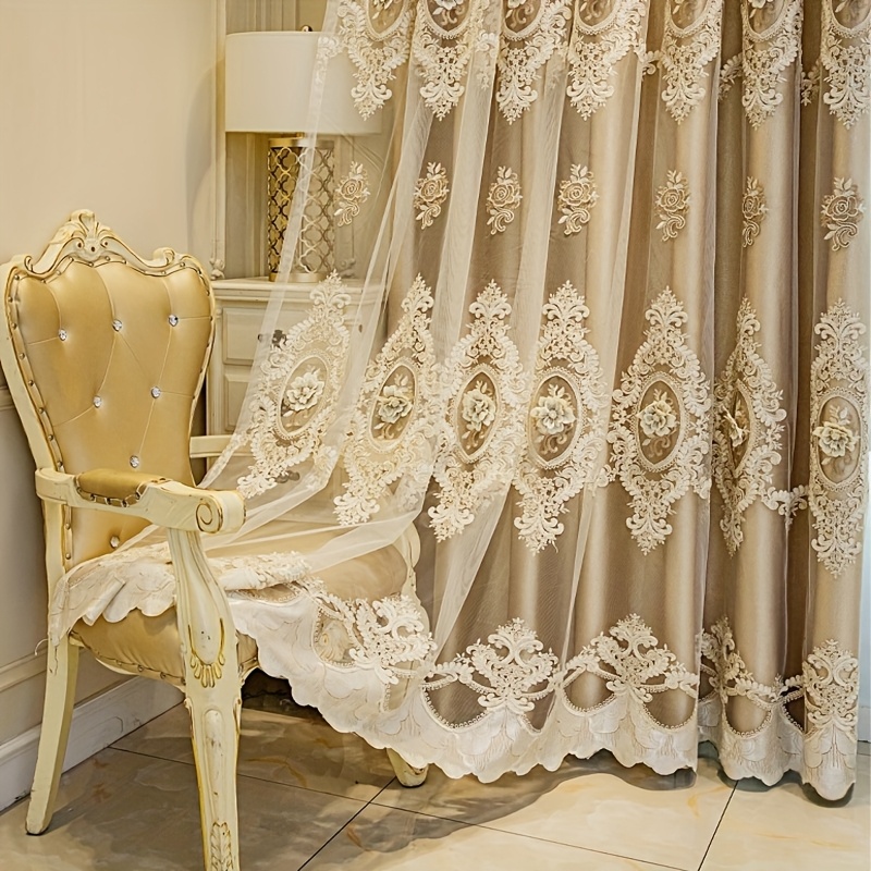 1pc Luxury Double-layer Europe - Embroidery Pattern incelemesi ve fiyatı