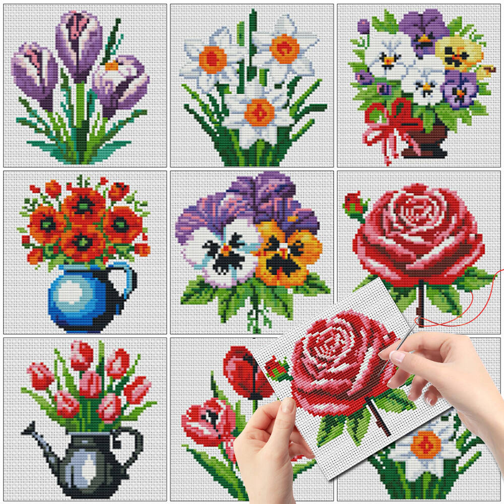 Evershine 8pcs Mini Flower Cro - Embroidery Meaning incelemesi ve fiyatı