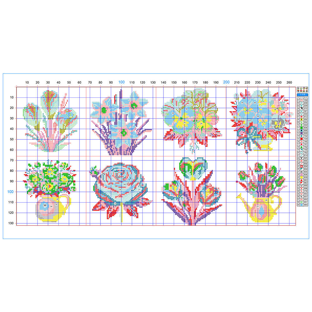 Evershine 8pcs Mini Flower Cro - Embroidery Meaning incelemesi ve fiyatı