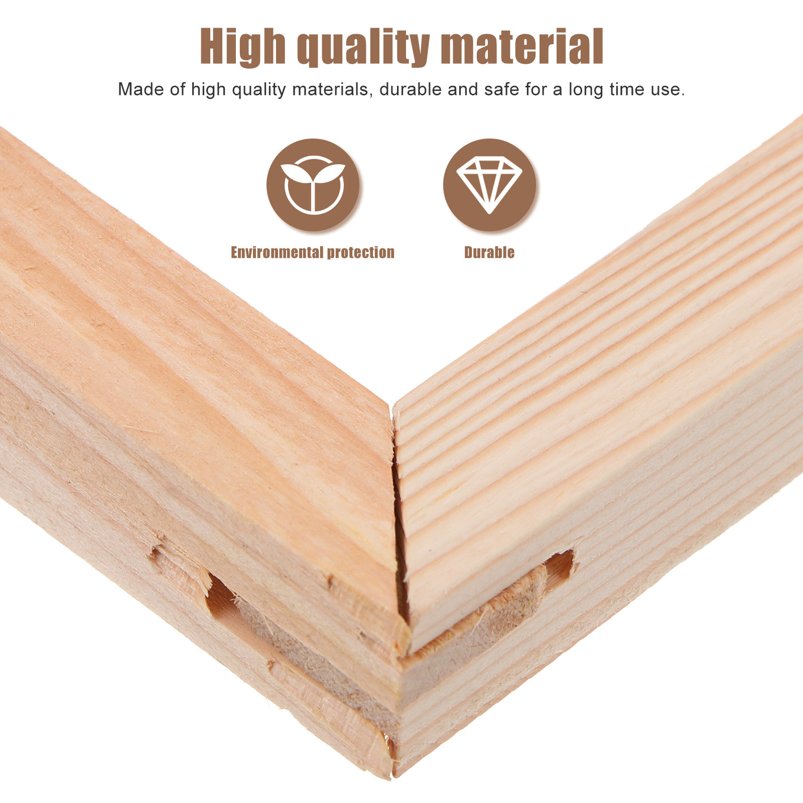 1Set Natural Solid Wooden Oil  - Frame Display Wood incelemesi ve fiyatı