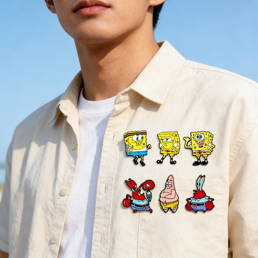 6 Pcs SpongeBob SquarePants An - Embroidery Tulle incelemesi ve fiyatı