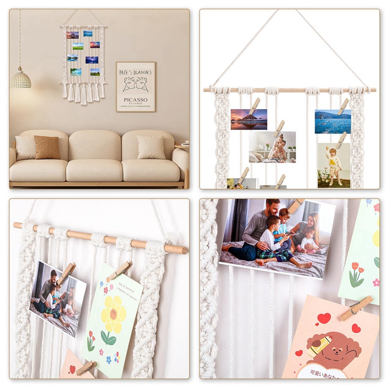 Hanging Photo Display with 30  - Frame Display Wood incelemesi ve fiyatı