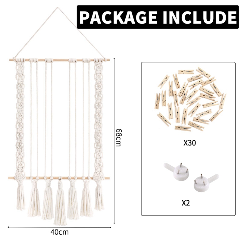 Hanging Photo Display with 30  - Frame Display Wood incelemesi ve fiyatı